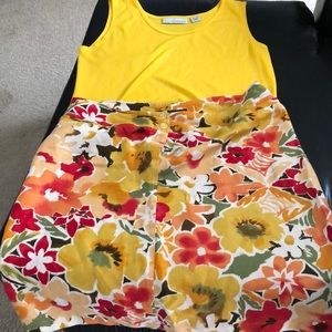 Beautiful colorful flower skirt